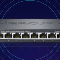 水星SG108 Pro 8千兆网管型交换机开箱