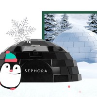 传说中直男爱送的礼物：Sephora 丝芙兰 萌萌企鹅冰雪宫殿耀世彩妆盘