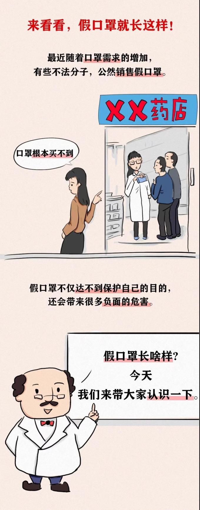 来看看，假口罩就长这样！