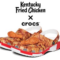 饿了就啃炸鸡jiojio：肯德基和crocs推出联名洞洞鞋