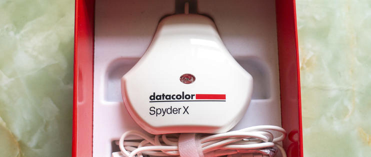 DatacolorSpyderX蓝蜘蛛校色仪开箱测评及使用教程