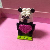 我的乐高 篇一：乐高2020情人节拼搭，爱心大熊猫