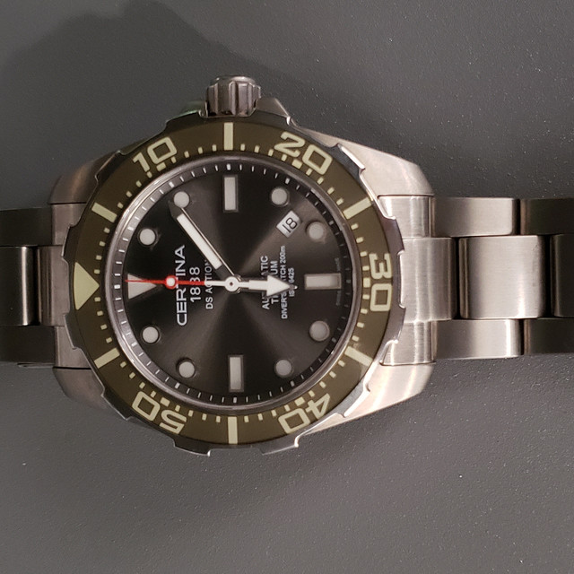 雪铁纳钛合金潜水表(机械表)使用感受