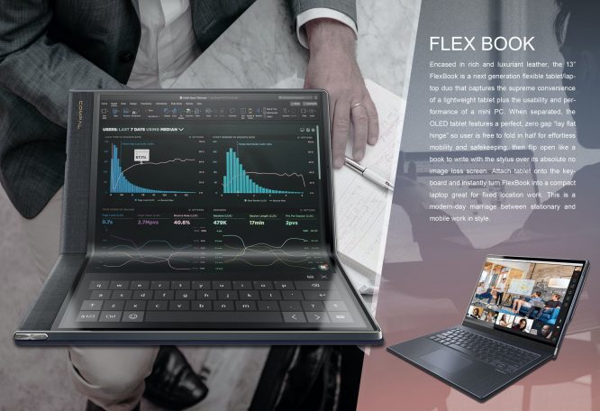 全线折叠屏笔记本蓄势待发：ODM 制造商仁宝电脑推出折叠屏笔记本原型 FlexBook
