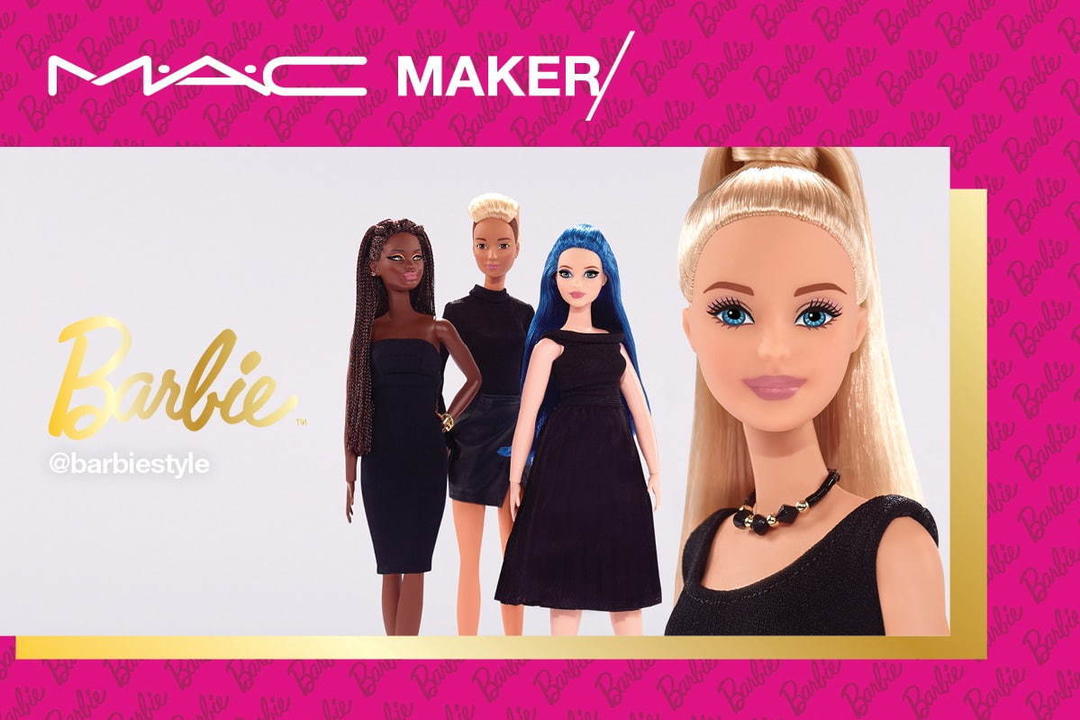 Barbie x M·A·C 联名限定口红，3月将于日本伊势丹限量发售