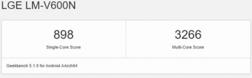 LG V60 ThinQ现身Geekbench，骁龙865加持、保留耳机孔