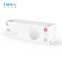 LIFAairLM991无呼吸阀头戴式立体骨架防雾霾防尘口罩N95成人白色（10只装）