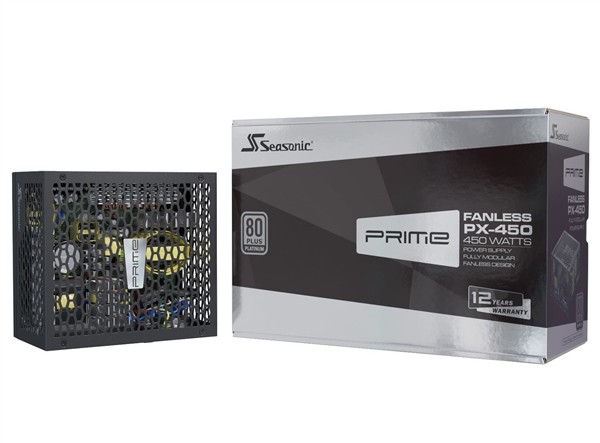 海韵推出Prime Fanless系列 450W/500W/700W 无风扇PC电源 质保长达12年