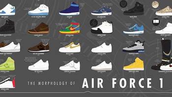 二丁目的Daily Shoes 篇二十九：噶个数子，好酷到则----AIR FORCE 1