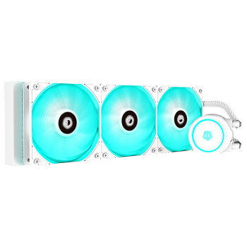 纯白机箱再获新搭配：ID-Coolin 推出纯白色 360 水冷散热器