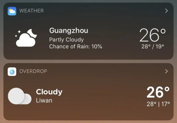 自带天气 App 不够好看?试试能换主题、数据丰富的 Overdrop