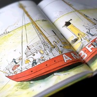 美国凯迪克大奖绘本—火车头灯船登月全三册
