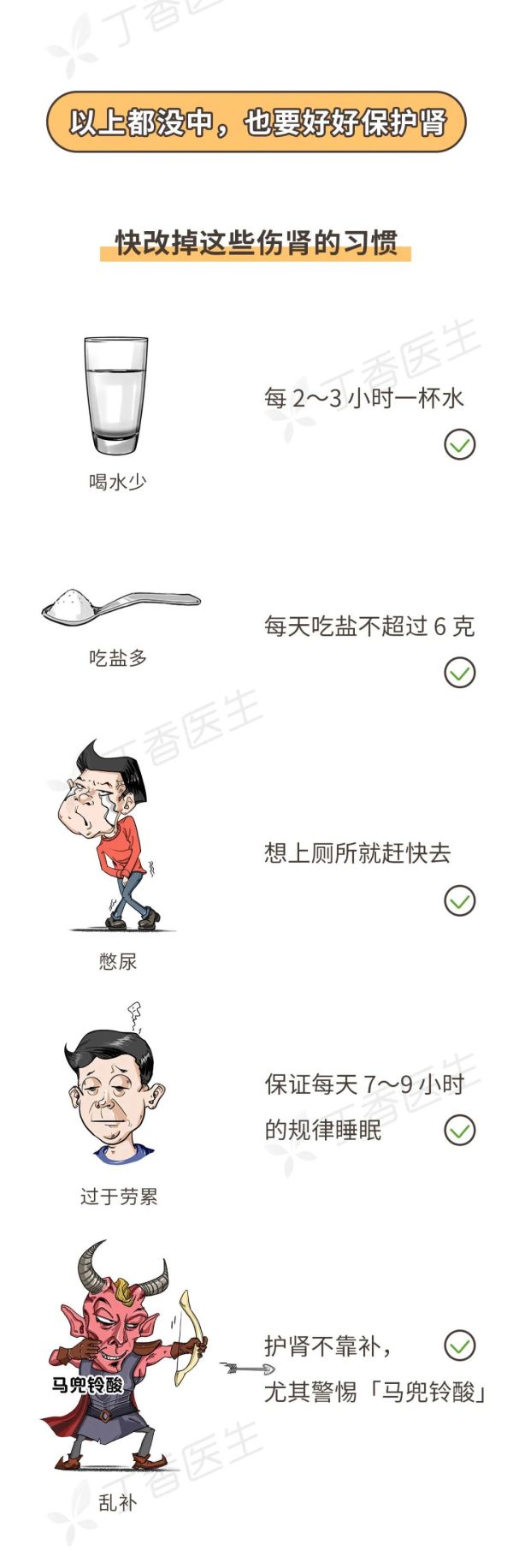喝完水就想尿,是肾不好吗?一张图告诉你真正的危险信号