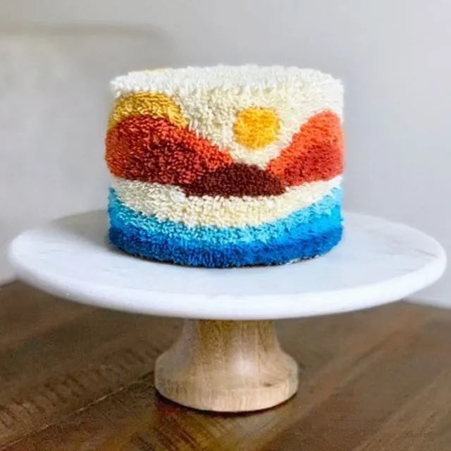蛋糕装饰又给你多了种创意！来，试试这款毛茸茸蛋糕！