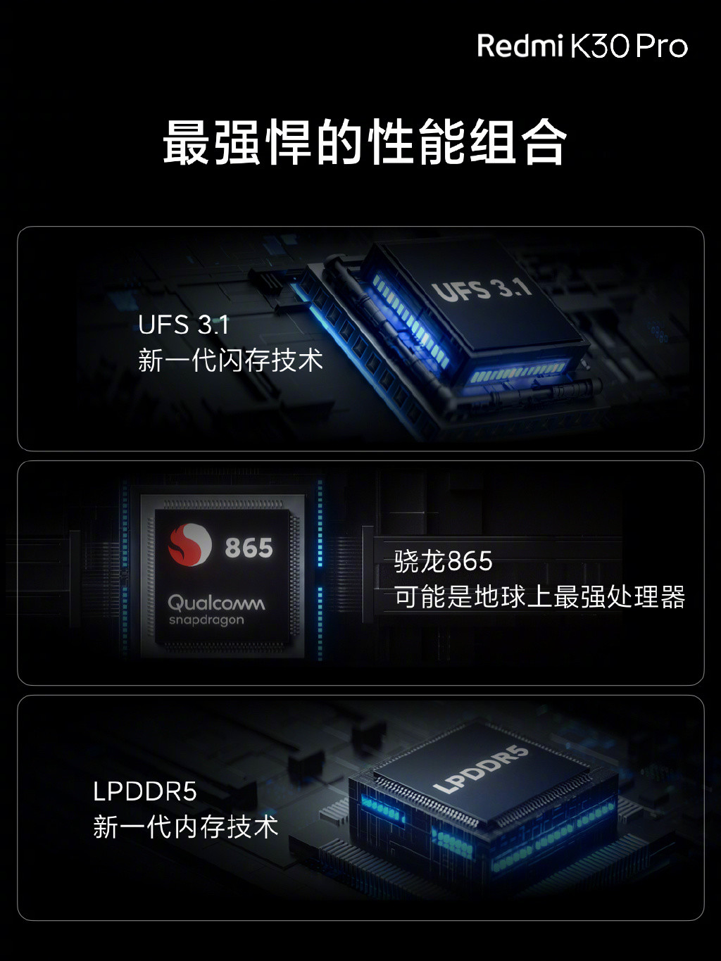 骁龙865旗舰重回2999元！Redmi 红米K30 Pro 5G手机正式发布，标准/变焦双版本 还是那个性价比屠夫