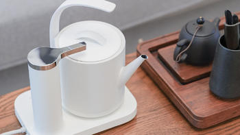 生活分享 篇三十九：米家生态出品，一个居家热水壶也要很好看，三界茶具二合一电水壶