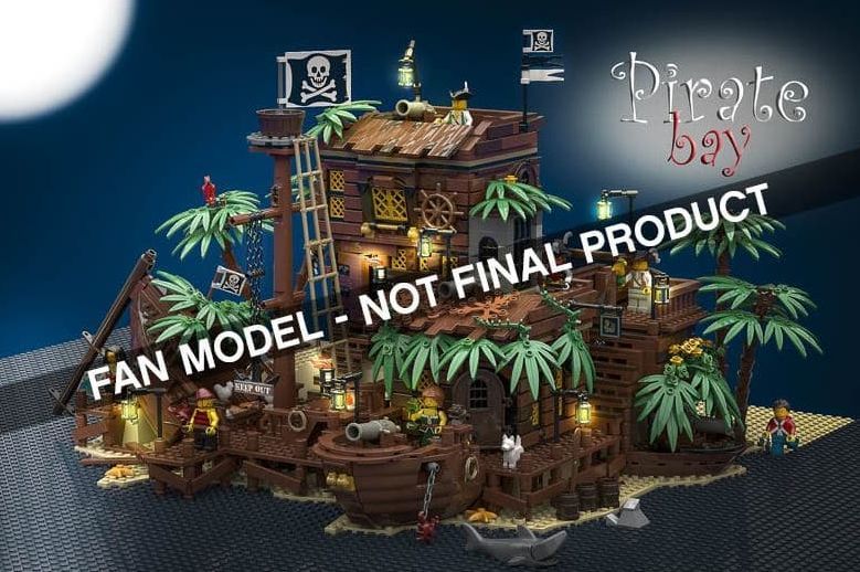 最新LEGO Ideas 21322 乐高海盗湾有图片了！这款大家怎么看？
