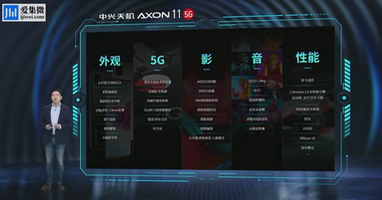 短视频+5G网络：中兴发布 天机 AXON 11 新款5G手机 