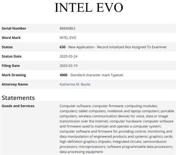 Xe 架构独显就要用它？Intel 悄悄注册 EVO 商标