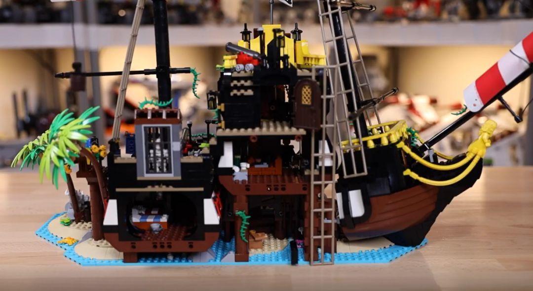 乐高LEGO Ideas 21322 海盗湾实物测评到了！肿不肿？