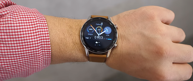 超长续航 蓝牙听歌 - 荣耀智能手表2 亚麻棕 简评