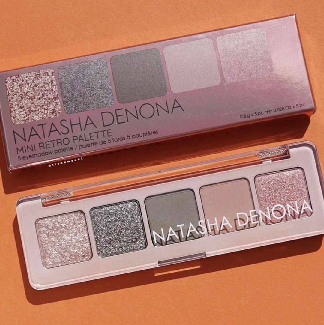 Natasha Denona推出新款5色眼影盘，好一抹五彩斑斓的水泥色