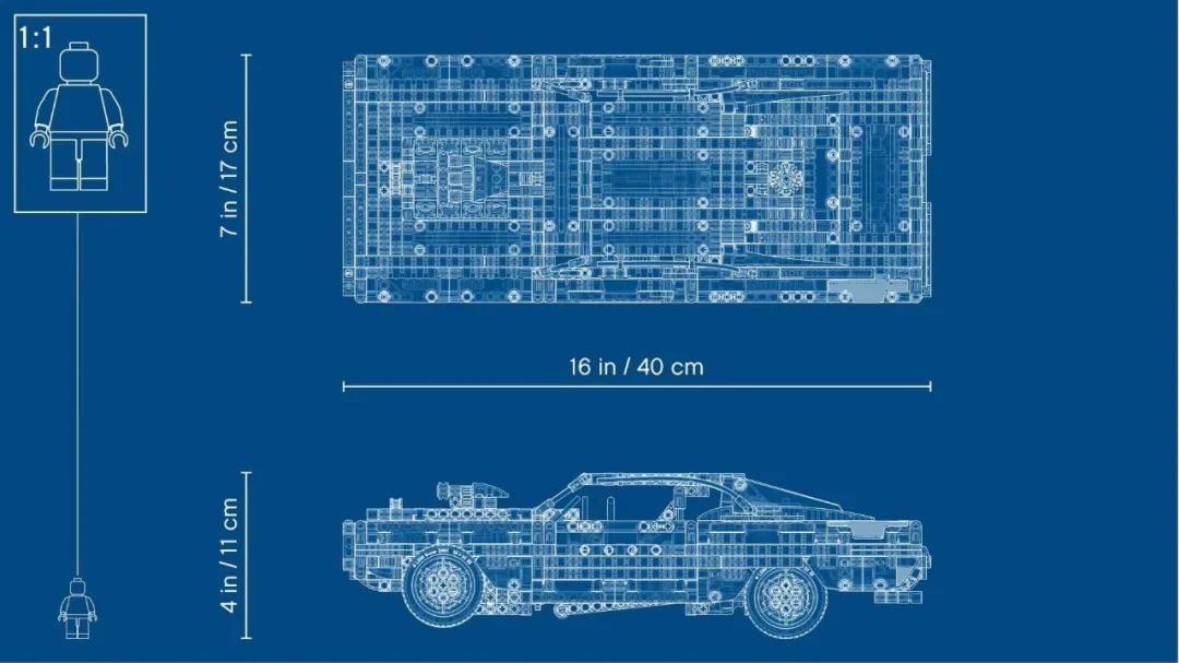 乐高科技系列《速度与激情》合作款42111道奇战马正式公布！
