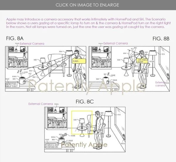下一代 HomePod 将内置深度摄像头,实现远距离的 Face ID | 专利解读