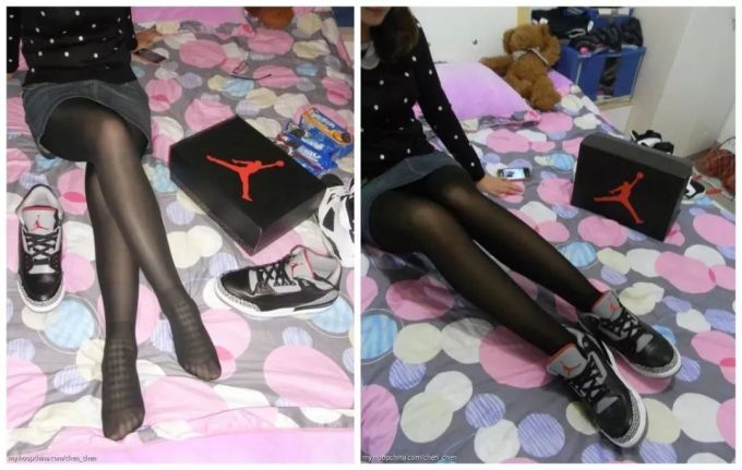 我穿搭学抖音 钟爱黑丝配AJ 这个社交娱乐至上的时代有何不可?