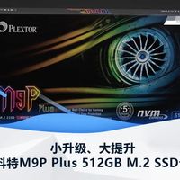 浦科特M9P Plus 512GB M.2 SSD评测：小升级、大提升