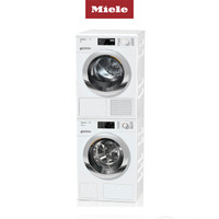 美诺(MIELE)欧洲原装进口高标准除菌变频9kg洗衣机+9kg热泵烘干机洗烘套装WCK660C+TCK120WPC