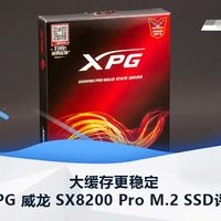 XPG 威龙 SX8200 Pro M.2 SSD评测：大缓存更稳定