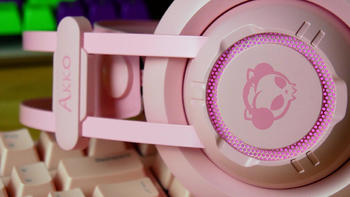 外设分享 篇三十八：猛男之选——Akko AD701 粉色游戏耳机