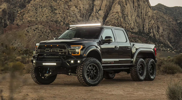 6 轮皮卡不再是奔驰的天下，快看这款猛禽6不6