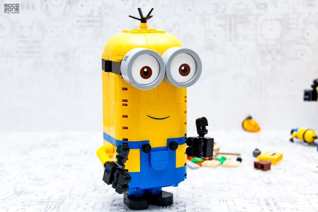 可爱大眼萌乐高小黄人系列7554975551积木评测