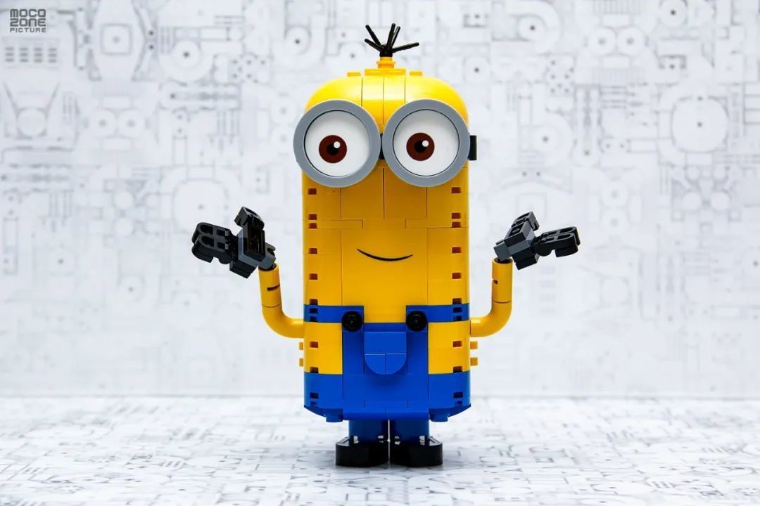 可爱大眼萌乐高小黄人系列7554975551积木评测