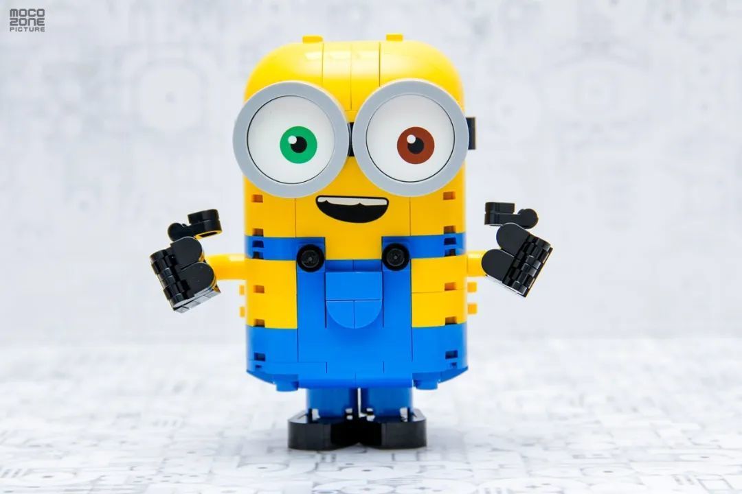 可爱大眼萌乐高小黄人系列7554975551积木评测