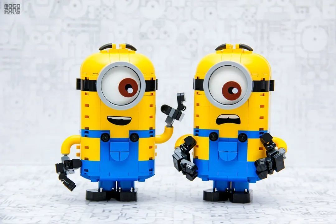 可爱大眼萌乐高小黄人系列7554975551积木评测