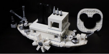 梦の玩具 篇十八：LEGO 21317 ideas 米老鼠90周年 黑白灰威利号汽船 