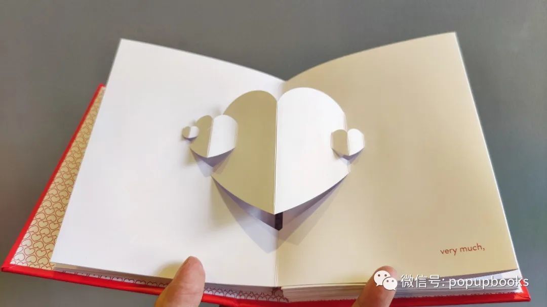 云看立体书heartsoflove爱心立体书