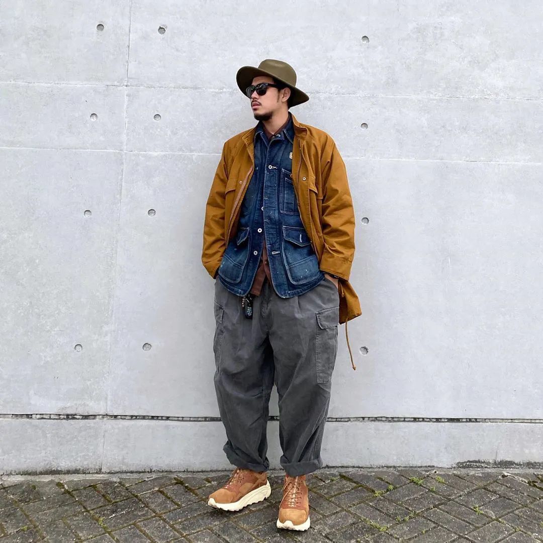 wtaps军事格调老男孩,教你用大地色系搭出上多种造型_男装_什么值得买