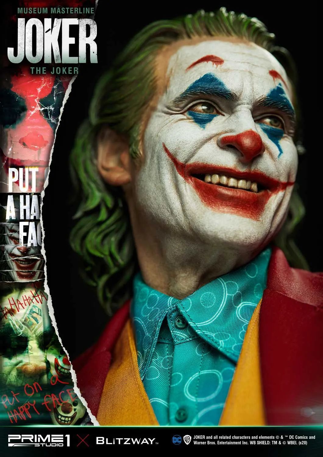 P1S × Blitzway《Joker/小丑》1:3雕像｜从亚瑟·弗莱克到“小丑”的进化