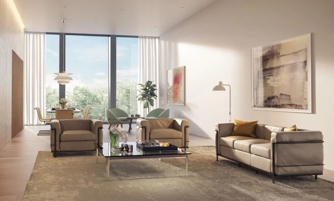 Richard Meier 设计的公寓楼，极简主义精装够低调、也够奢华！