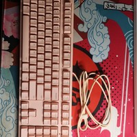 令人舒适的键盘-ikbc粉色键盘茶轴