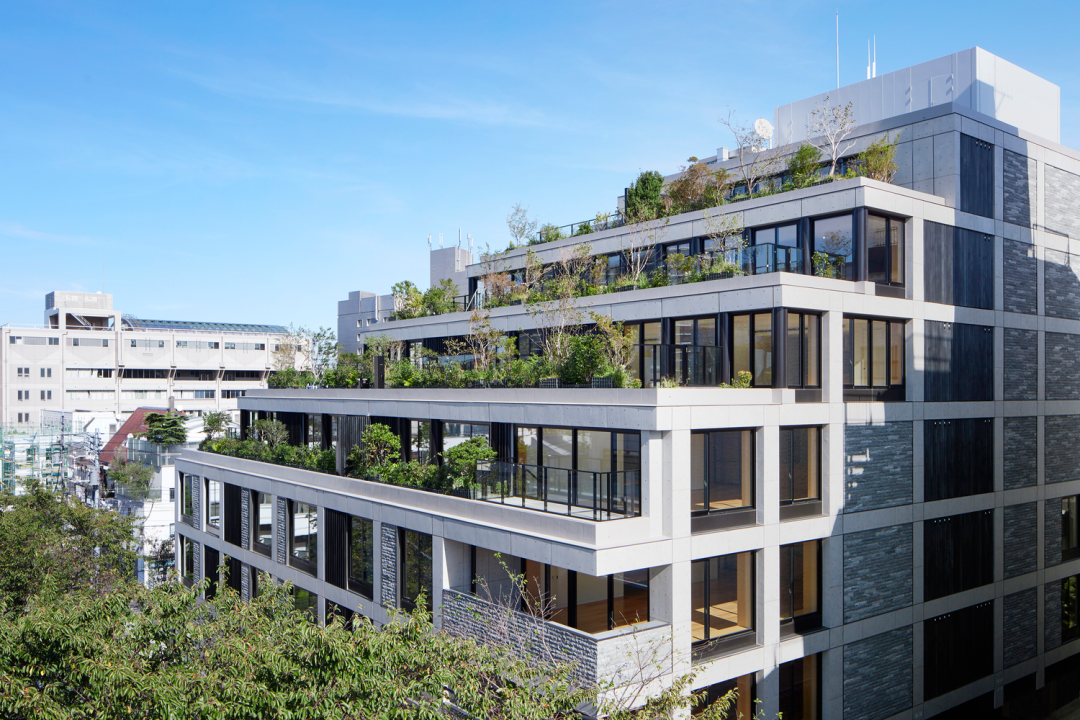 退台式设计也不会影响四周楼宇的采光.