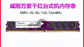 内存 篇一：威刚万紫千红8g小测