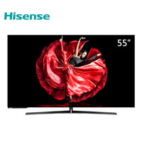 海信（Hisense）HZ55A855英寸4K超清3+32GBAI声控四面无边全面屏OLED自发光教育线下同款电视机