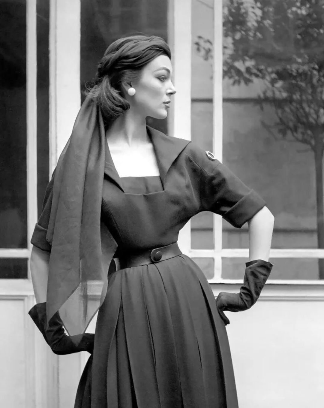 法国摄影师镜头下优雅高贵的50年代复古美人