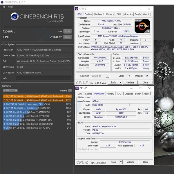AMD 锐龙 7 4700G APU 首次跑分曝光，65W 掀翻 i9-9900K