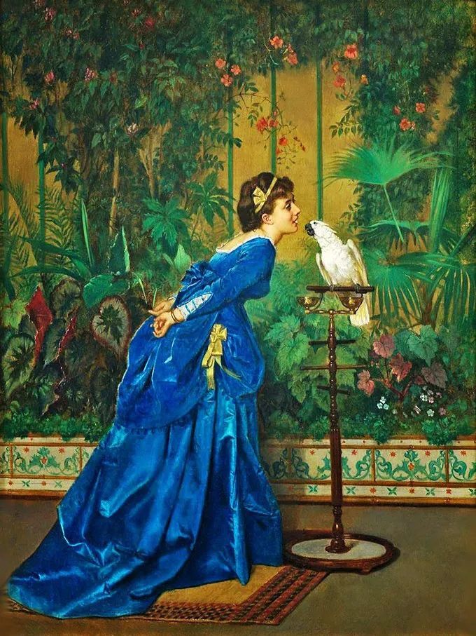 法国画家笔下，展示优雅之美的巴黎贵族女性
